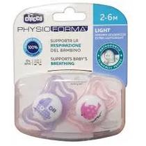 Chicco Nursery Chupete Physio Light Rosa 2-6M 2 Uds Detalles En El Producto 2-6M Rosa