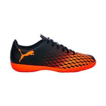 Tenis Puma Masculino Spirit III It Preto e Laranja 106069-04