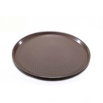 Bandeja Plastica Redonda Marrom 40CM