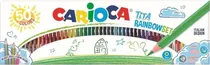 Lápis de Cor Carioca Tita Rainbow Set - 42990 (50 Cores)
