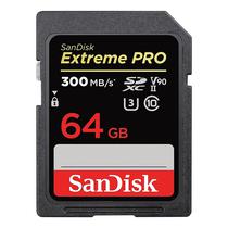 Cartao de Memoria SD Sandisk Extreme Pro Class 10 V90 U3 64GB 4K / 8K Uhd - SDSDXDK-064G-GN4IN