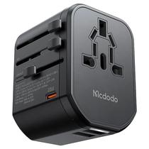 Adaptador Tomada Universal Mcdodo CP-3471 20W / USB / USB-C - Preto