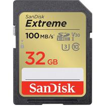 Cartão de Memória Sandisk SD 32GB Extreme 100MBS C10 U3 V30