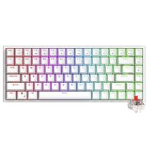 Teclado Gamer Mecanico Royal Kludge RK84 Wireless / RGB / Red / Ingles - Branco