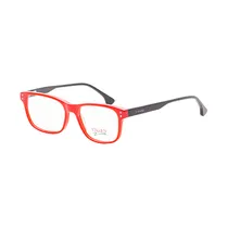 Armação para Óculos de Grau Visard A0125 C7 Tam. 53-17-140MM - Preto/Vermelho