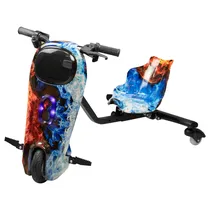Triciclo Elétrico Keen Robot - 8.5" - Bluetooth - LED - Recarregável - Azul Fogo