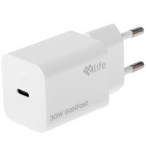 Adaptador de Tomada 4LIFE Ganfast FL8230CGW USB-C de 30 Watts - Branco