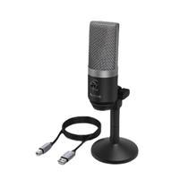 Microfone Fifine K6701 Condenser USB - Silver/Black