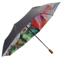 Guarda-Chuva Adulto Design Paisagem Floral Artística