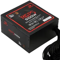 Fonte de Alimentação para PC Redragon RGPS-500W 500 Watts 80 Plus Bronze - Preta