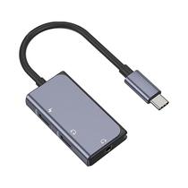 Adaptador Wiwu LT02 Pro 3 En 1 Gris