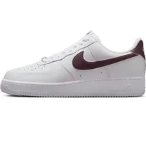Calzado Nike Air Force 1 07 Ess Bordo Blanco