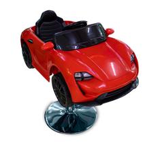 Carro Infantil Barbearia, Salao Porche Vermelho Concept 12V para Meninos e Meninas, Carro