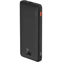Carregador Portátil Baseus Airpow 20 W 10.000 Mah USB-A + USB-C + Micro-USB - Preto (PPQD090001)