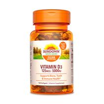 Vitamina D Sundown Natural's 125MCG 5000IU 150 Softgels