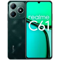 Smartphone Realme C61 RMX3930(BR) Dual Sim 8GB+256GB 6.78? Os 14 – Dark Green 631011003995
