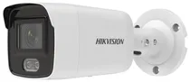 Câmera de Segurança IP Hikvision DS-2CD2047G2-L Fixed Bullet 2.8MM 4MP