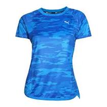 Puma Remera Fem Run Graphic SS Tee W 520834B04 Azul (T) s