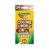 Marcador Crayola Colors Of The World Fine Line 58-7810 24 Unidades