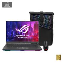 Notebook Rog Strix G614JVR-N3111W 16" Intel Core i9-14900HX RTX 4060 8 GB GDDR6 512 SSD - Eclipse Gray + Mochila Asus + Mouse