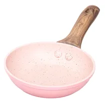 Frigideira Antiaderente 12CM - Mármore Rosa