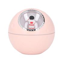 Umidificador de Ar Astronauta Lua 300ML Luz LED Colorida / USB / 5V - Rosa