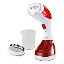 Passadeira A Vapor Britânia BVP02V Pet - 1100W - Tanque 180ML - 110V - Branco e Vermelho