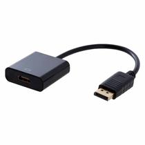 Cabo Adaptador Conversor Displayport Macho para HDMI Femea