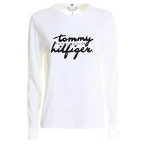 Camiseta Tommy Hilfiger Feminina WW0WW26682-YBR-00 M White