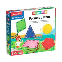 Juego Educativo Clementoni Education Montessori Formas Y Lazos 55450
