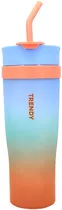 Copo com Canudo Trendy 17515 1200ML - Azul Céu