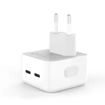 Carregador / Adaptador de Parede Apple 35W / 2X USB-C MHJE3ZM/A A2347 - Branco