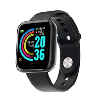Relógio Smartwatch D20 Tela 1.3" com Bluetooth - Android/Ios - Preto