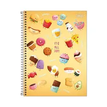Cuaderno Universitario Tilibra Taste 350031 80 Hojas Surtido 1 Pieza