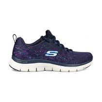 Tenis Skechers Flex Appeal 4.0 Vivid Spirit Feminino Navy 149301NVPK