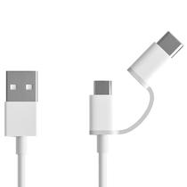 Cabo Xiaomi SJX02ZM - Micro USB/Tipo c/USB - 1 Metro - Branco