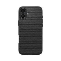 Estuche Protector Spigen ACS08194 Liquid Air para iPhone 16 Negro Mate