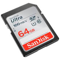 Cartao de Memoria SD Sandisk Ultra 64GB Classe 10 - SDSDUNR-064G-GN3IN