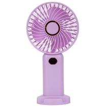 Mini Ventilador Portatil Recargable USB Lila 21CM X 11CM