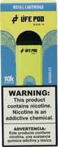 Vape Descartável Life Pod - Banana Ice - 10000 Puffs