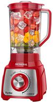 Liquidificador Mondial L-1200 Ri Turbo Inox 1200W 220V - Vermelho