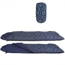 Saco de Dormir Wildfun SC003 Estampado Preto 210CM 10 A 22°C