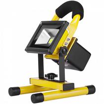 Refletor LED Megastar YM-8206D / 10W / 1000 Lumens / Bivolt - Amarelo/ Preto