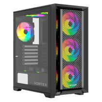 Gabinete Up Gamer Vortex, Vidro Temperado, Glass Black, ATX, M-ATX, Mini-Itx, s/Fans