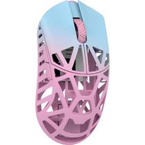 Mouse Gamer Sem Fio Magnesium Wlmouse Beast X 8K Omron Opticals - Azul/Rosa