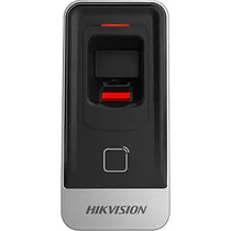 Leitor de Impressões Digitais Hikvision DS-K1201AMF - Preto/Prata