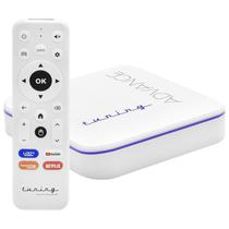 Receptor Iptv Tuning Advance 2GB de Ram / 16GB / Uhd / 4K - Branco