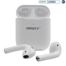 Fone de Ouvido Ansty AST-B15 - Bluetooth - Stereo Wireless True