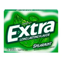 Chiclete Sem Açucar Extra Menta Verde com 15 Tiras