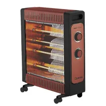Quanta Estufa Electrica QTEEC220 Cuarzo Heatmaster 2200W/200V Rojo